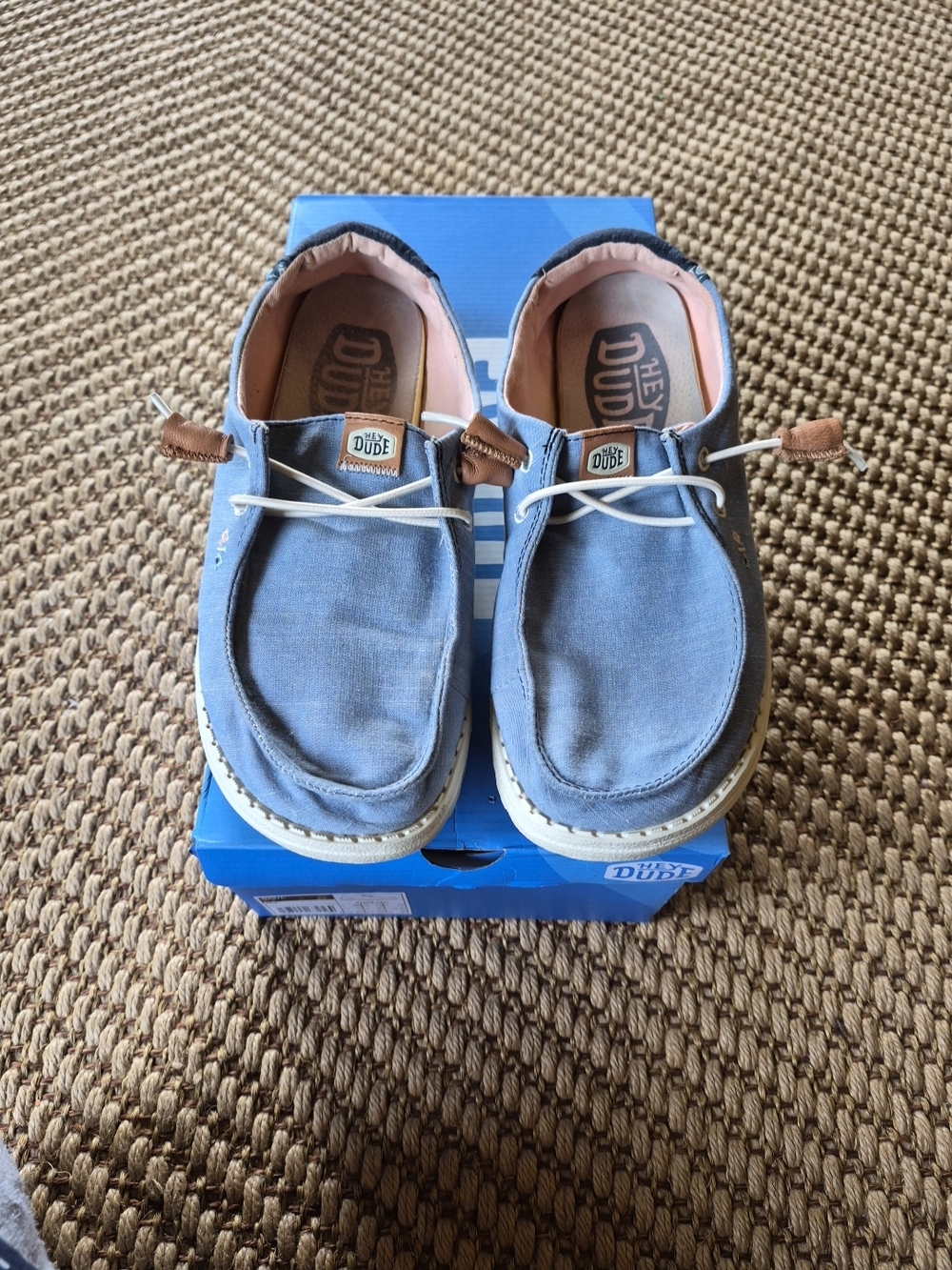 Hey Dude Womens Sz 7 Wendy Boho True Blue